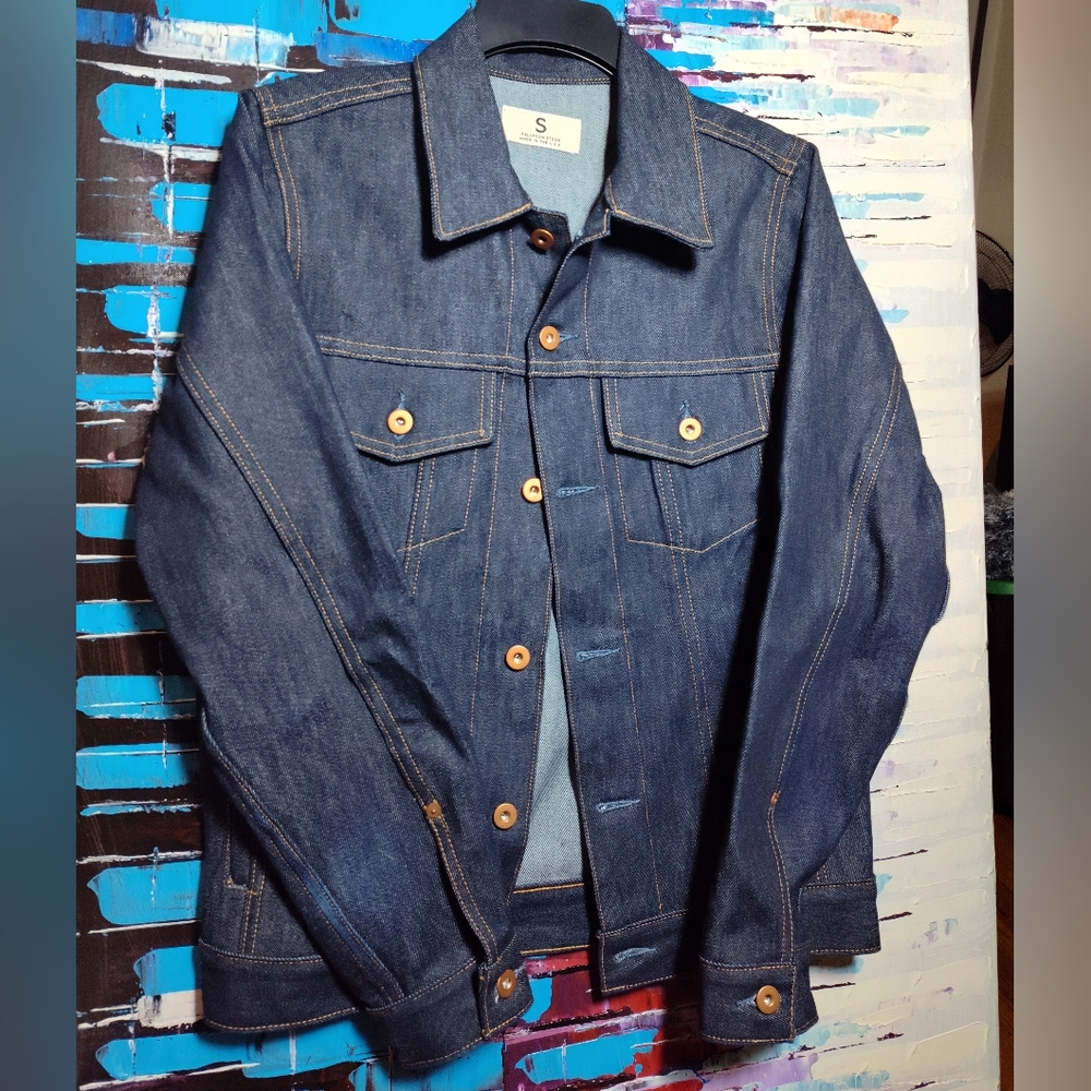 Tellason Stock Selvedge Jean Jacket size Small